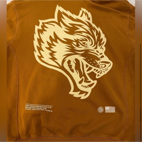 Darc Sport Bodybuilding Club Wolves Worldwide NFGU French Terry Hoodie - Picture 1 of 3